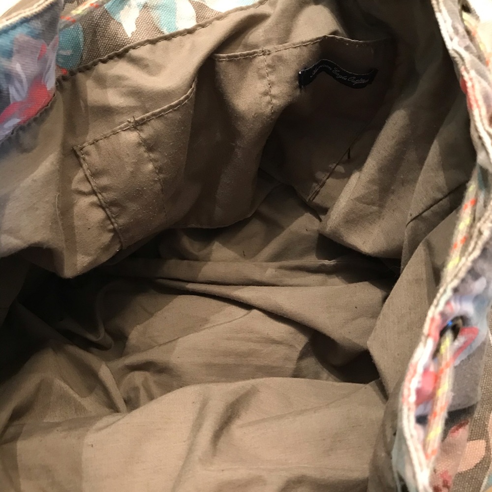 American Eagle Canvas Backpack - image 6